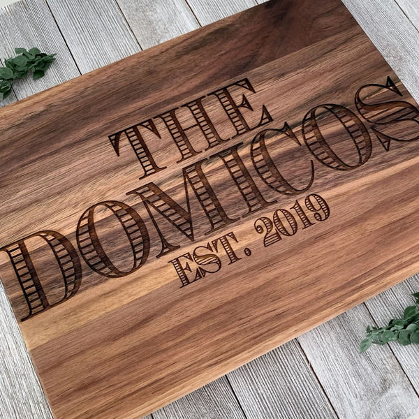 The Home Kitchen Personalized Cutting Board - Yippee Daisy