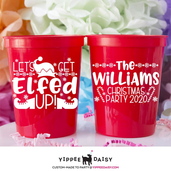 Personalized Christmas Party Stadium Cups