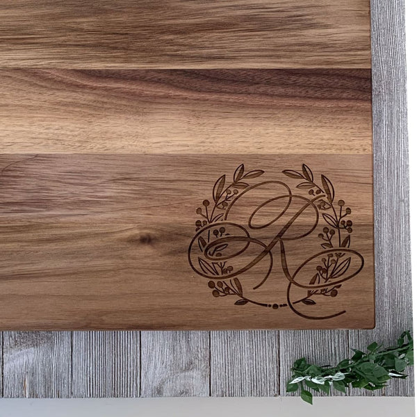 Large Cutting Board - Design: FM6 - Everything Etched