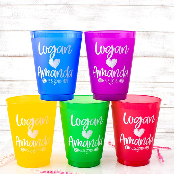 Fiesta Cups, Fiesta Baby Shower Cups, Personalized Shatterproof