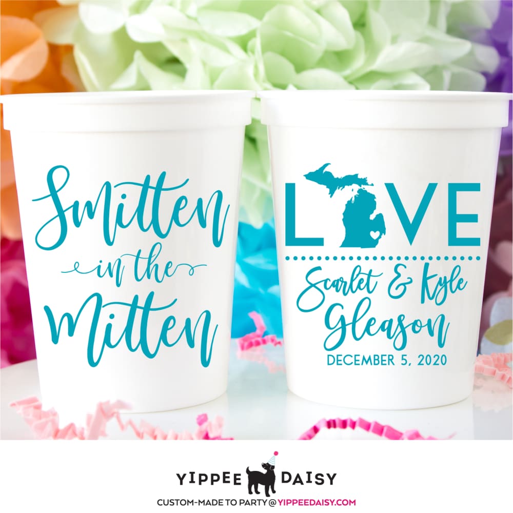 Smitten In The Mitten Stadium Cups