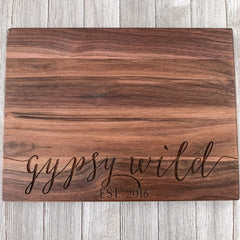 The Home Kitchen Personalized Cutting Board - Yippee Daisy