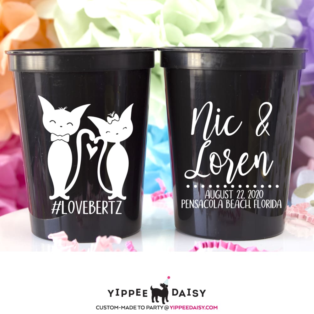 Cat Lovers Stadium Cups